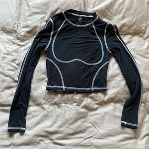 Black Long Sleeve Top